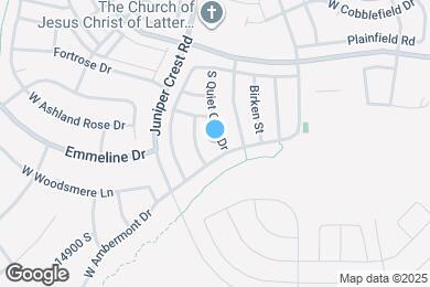 Map image of the property - 14748 S Quiet Glen Dr