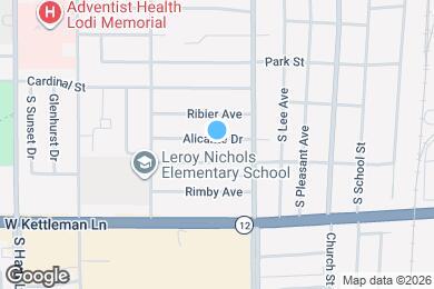 Map image of the property - 534 Alicante Dr