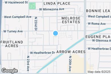 Map image of the property - 4325 N 21st Dr