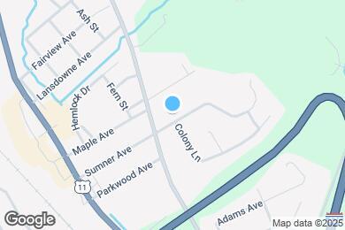 Map image of the property - 203 Sumner Ave