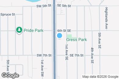 Map image of the property - 639 S Main Ave