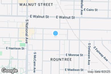 Map image of the property - 1351 E Cherry St