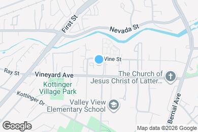 Map image of the property - 3847 Vineyard Ave