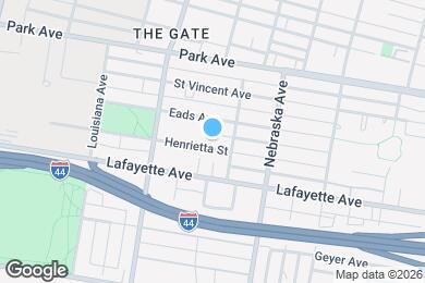Map image of the property - 3021 Henrietta St