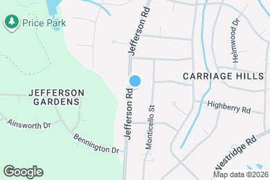Map image of the property - 1018 Jefferson Rd