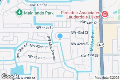 Map image of the property - 4460 NW 43rd St