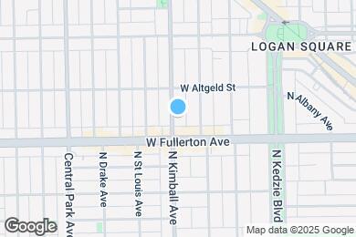 Map image of the property - 2421 N Kimball Ave
