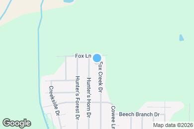 Map image of the property - 7427 Fox Creek Dr