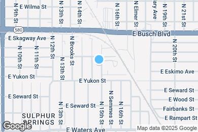 Map image of the property - 8716 N 15th St