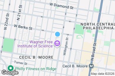 Map image of the property - 1829 N Bouvier St