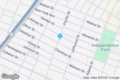 Map image of the property - 86 Pacific St