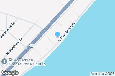 Map image of the property - 14711 N River Beach Dr