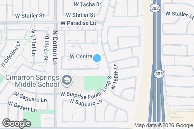 Map image of the property - 16910 W Marconi Ave