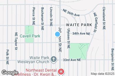 Map image of the property - 3414 Johnson St NE