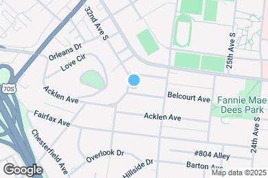 Map image of the property - 2818 Belcourt Ave