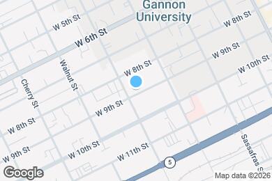 Map image of the property - 350 W 9th St