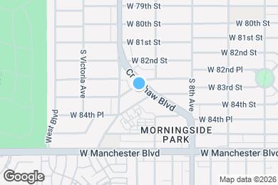 Map image of the property - 8303 S Crenshaw Blvd