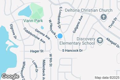 Map image of the property - 1061 W Hancock Dr