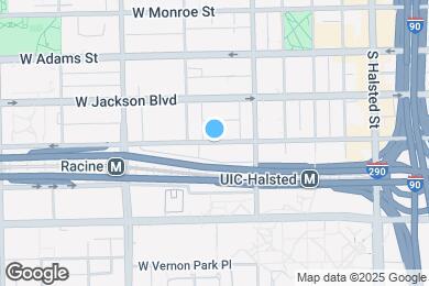 Map image of the property - 1039 W Van Buren St