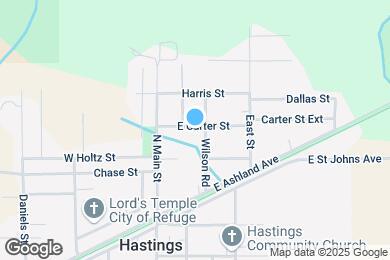 Map image of the property - 203 E Carter St