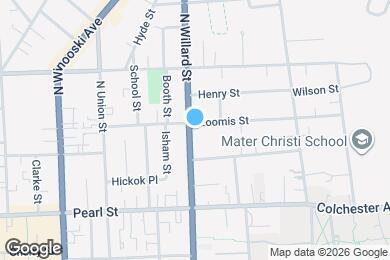 Map image of the property - 84 N Willard St