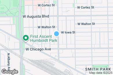 Map image of the property - 840 N California Ave