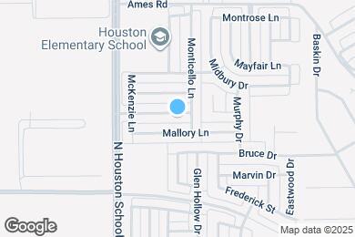 Map image of the property - 2422 Meadowgate Ln