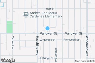 Map image of the property - 14007 Vanowen St