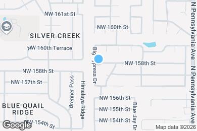 Map image of the property - 15836 Big Cypress Dr