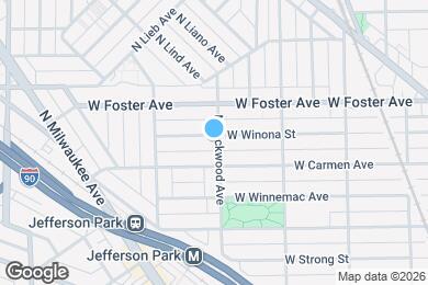 Map image of the property - 5301 W Winona St