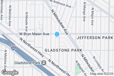 Map image of the property - 5546 N Marmora Ave