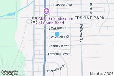 Map image of the property - 136 E Woodside St