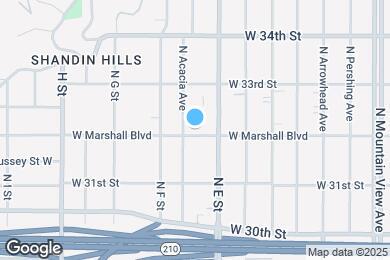 Map image of the property - 536 W Marshall Blvd