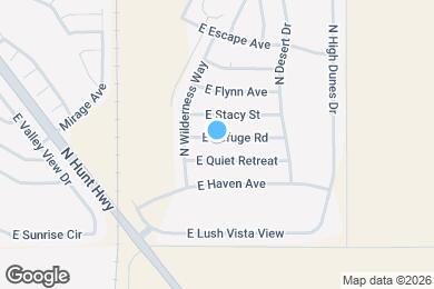 Map image of the property - 6579 E Refuge Rd