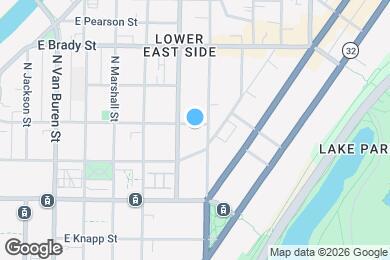 Map image of the property - 1121 E Pleasant St