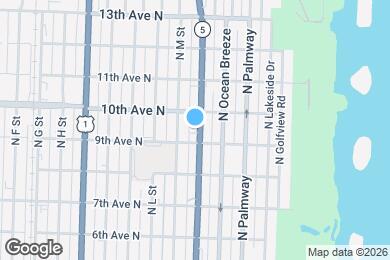 Map image of the property - 911 N Federal Hwy