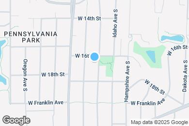 Map image of the property - 1608 Jersey Ave S