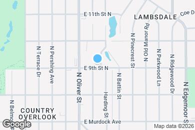 Map image of the property - 4906 E 9th St N