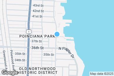 Map image of the property - 3940 N Flagler Dr