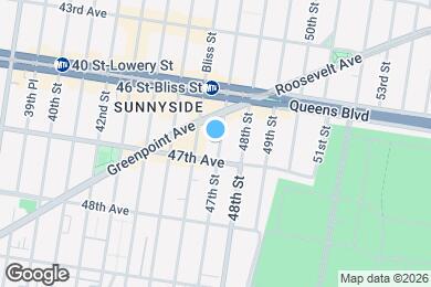 Map image of the property - Renovated 1-Bedroom with Balcony | 2nd Floor | Prime Woodside/Sunnyside Location