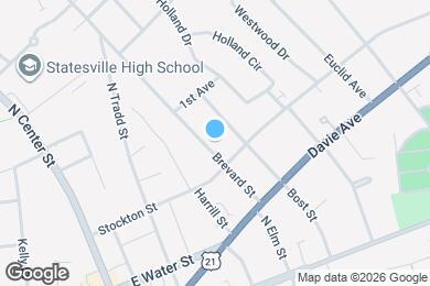 Map image of the property - 318 Brevard St