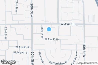 Map image of the property - 1743 W Avenue K9