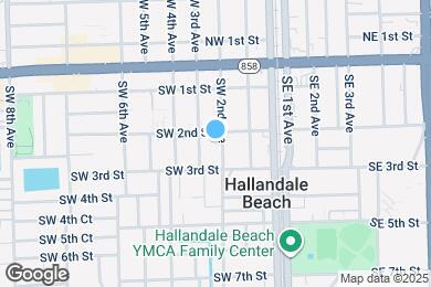 Map image of the property - 208 SW 2nd Ave