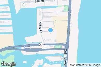 Map image of the property - 17011 N Bay Rd