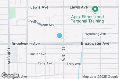 Map image of the property - 1211 Broadwater Ave