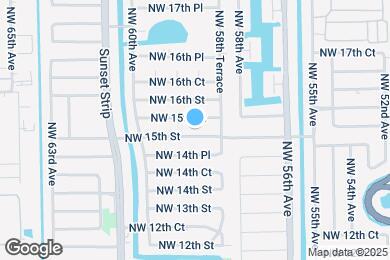 Map image of the property - 5901 NW 15th St