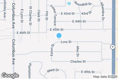 Map image of the property - 1626 Lora St