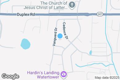Map image of the property - 2006 Cadence Ct