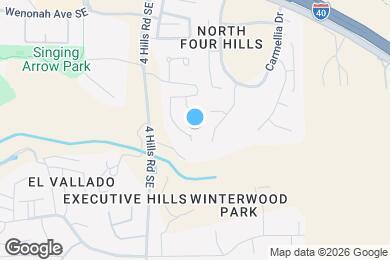 Map image of the property - 542 Pinon Creek Rd SE