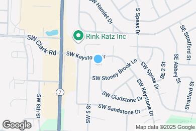 Map image of the property - 404 SW Keystone Ct